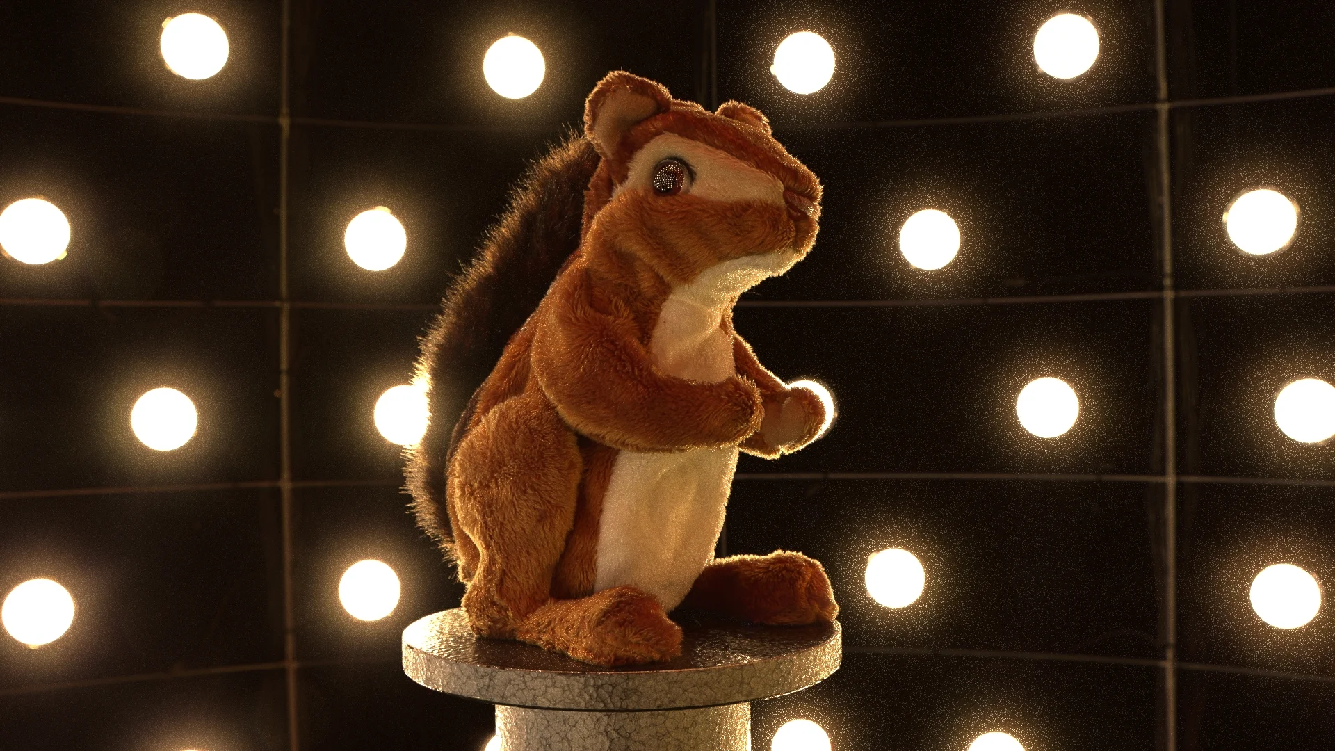 A plushie squirrel captured and rendered with RTI.